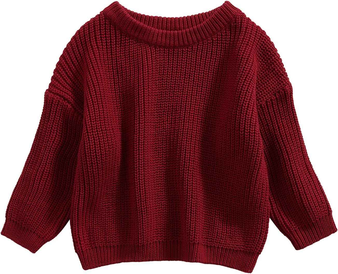 Geagodelia Baby Jumper Girls Boys Winter Knitted Sweater Shirt Knitted Jumper Long Sleeve Autumn Tops Soft Toddler Outwear