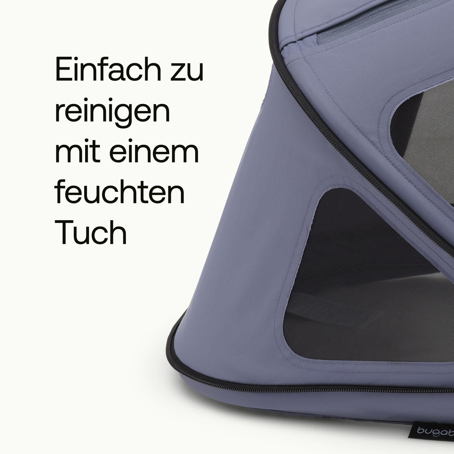 Bugaboo Dragonfly Sonnendach mit Lüftungsfenstern, ausziehbar für zusätzlichen und optimalen Sonnenschutz, wasserabweisend, Deep Indigo