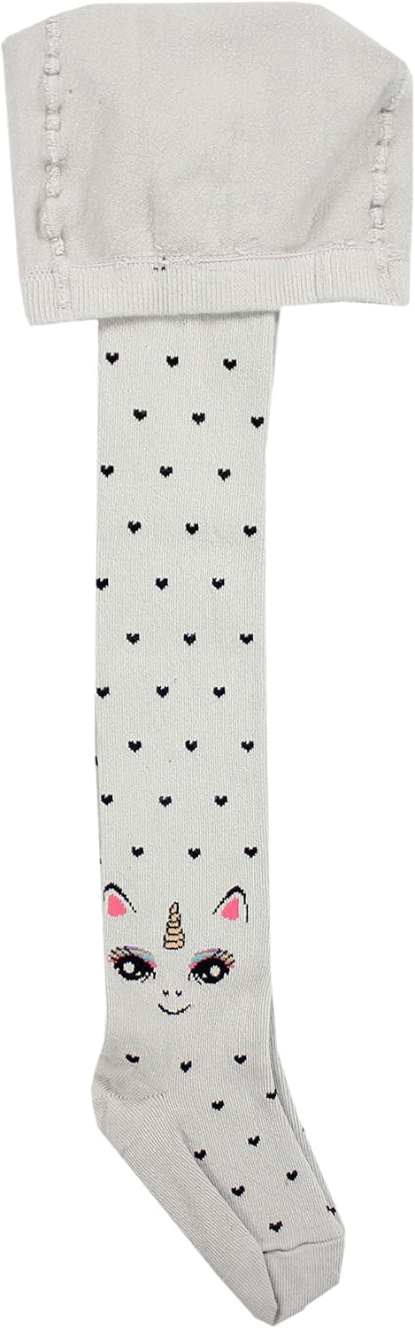 TupTam, Girls' Knitted Tights, Colourful Pattern, Pack of 6
