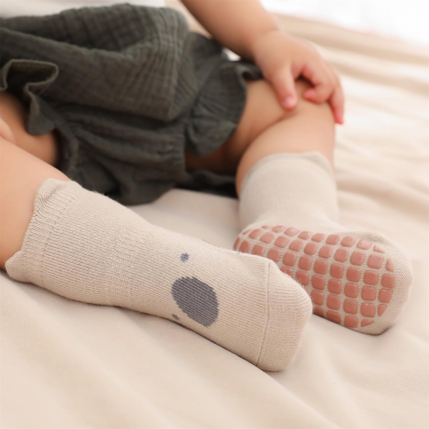 outfit spring Non-Slip Socks Baby, Non-Slip ABS Socks Children, Newborn Cotton Stopper Socks Non-Slip Socks Crawling Socks for Birth Girls Boys Gift 0-5 Years