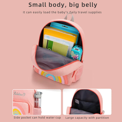 willikiva Car Dinosaur Toddler Kids Backpack for Boys and Girls Kids Waterproof Preschool Bag
