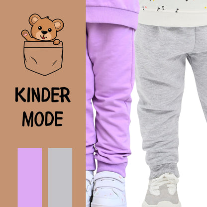 100% Baumwolle Babyhosen Kinderhosen | 2 er-Pack Lässig Sweathose Weiche und Bequeme Babykleidung für Jungen und Mädchen