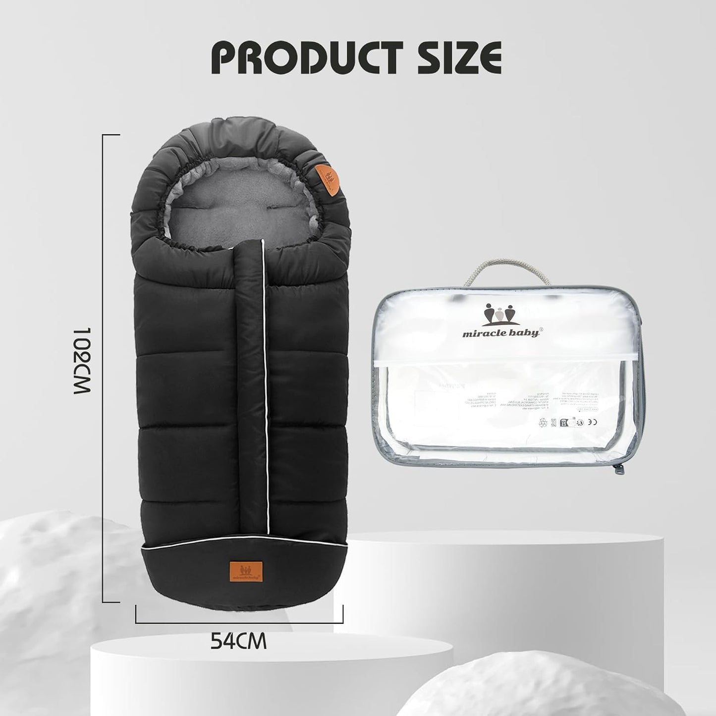 Fußsack Fusssack Footmuff Fußsäcke für Kinderwagen Buggy Universal Winter Baby