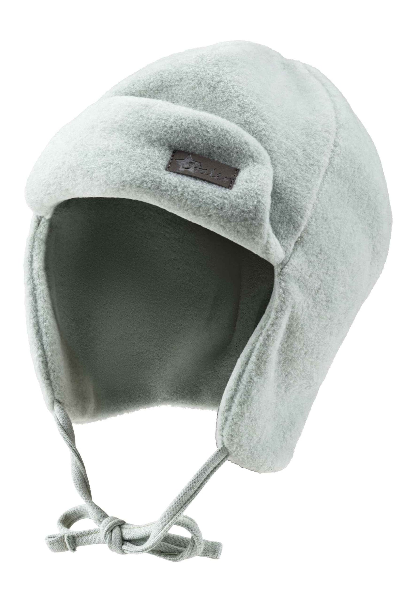 Sterntaler Aviator Hat with Ribbed Pattern - Subtle Striped