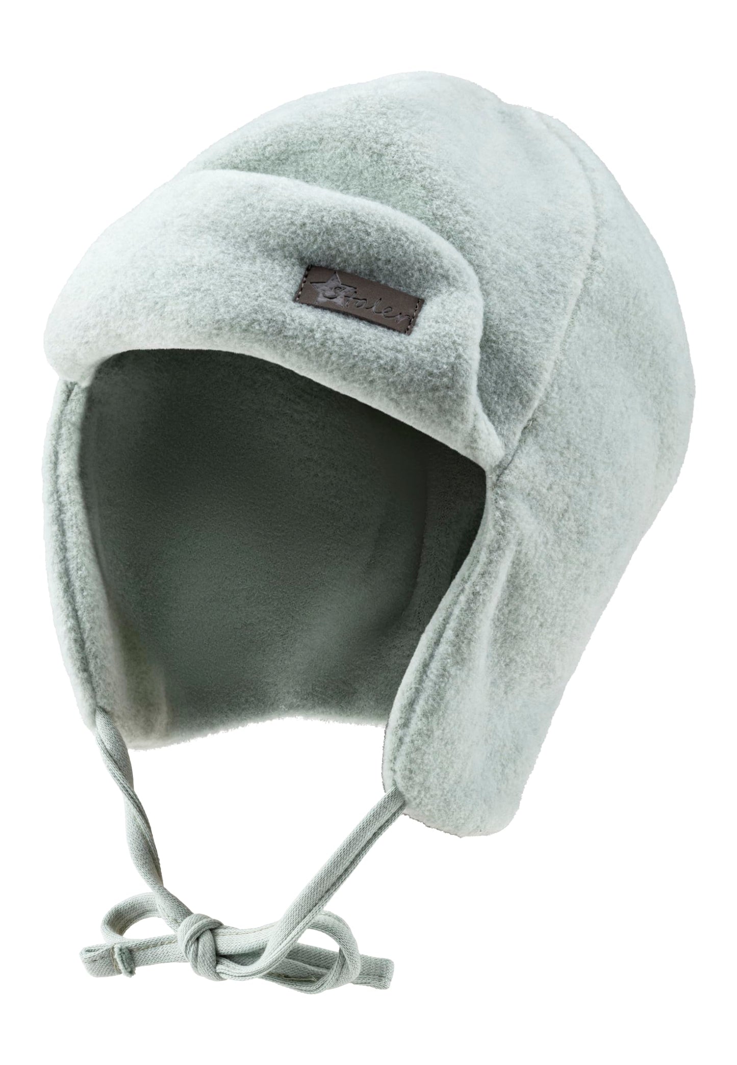 Sterntaler Aviator Hat with Ribbed Pattern - Subtle Striped 