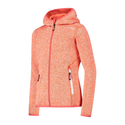 CMP boys fleece jacket Knitted Fix Hood 