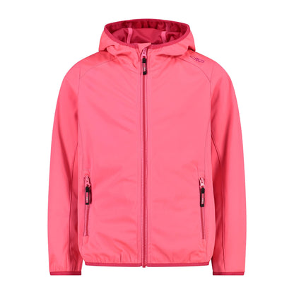 CMP Unisex Children's Lightweight Softshell Jacket with Fixed Hood Jacket Cocoon Coat 