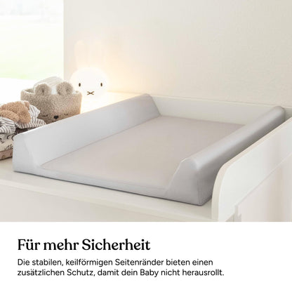 Ehrenkind® Washable Changing Mat – Hygienic, Safe and Versatile in Rose Pink – Changing Mat 72 x 85 cm – Changing Mat, Washable Table Changing Mat