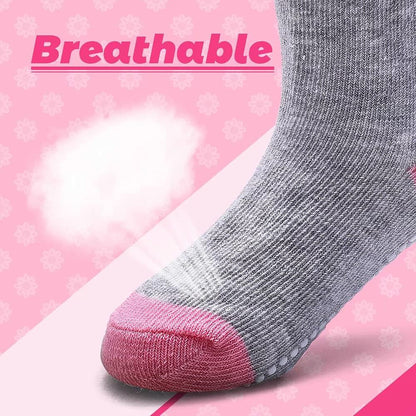 KOWAYI Stoppersocken Kinder 5/10 Paar ABS Rutschsocken Kinder Jungen, Mädchen, Baby Antirutschsocken 1-7 Jahre Grip Socken