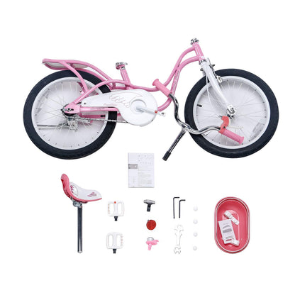 Royal Baby Little Swan Kinderfahrrad Mädchen Fahrrad Stützräder 12 14 16 18 Zoll ab 3-10 Jahre Rosa Kinder Fahrrad - Meloni2
