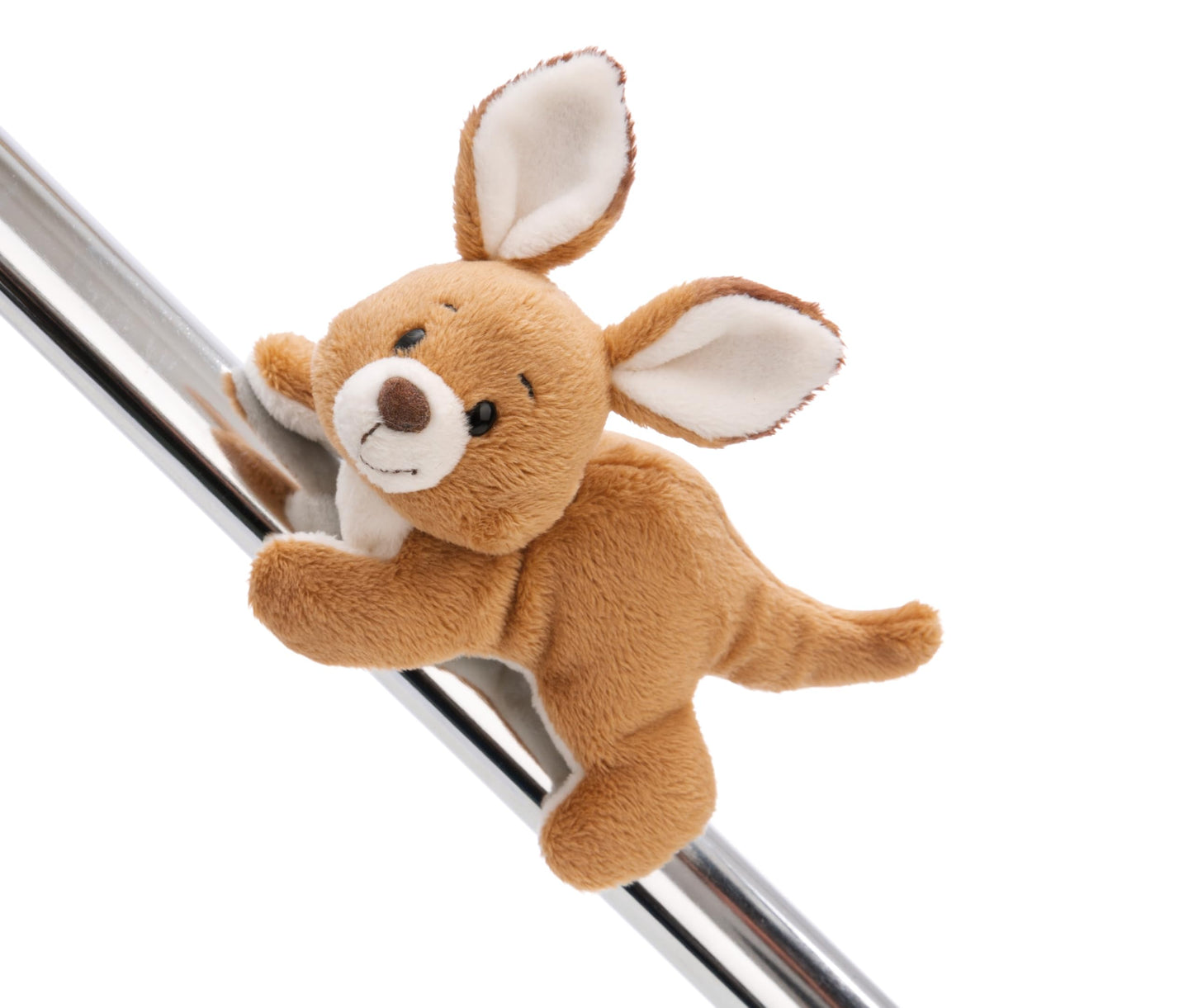 Kuscheltier Känguru Kelly 15cm braun - Stofftier aus weichem Plüsch, niedliches Plüschtier zum Kuscheln und Spielen, für Kinder & Erwachsene, tolle Geschenkidee