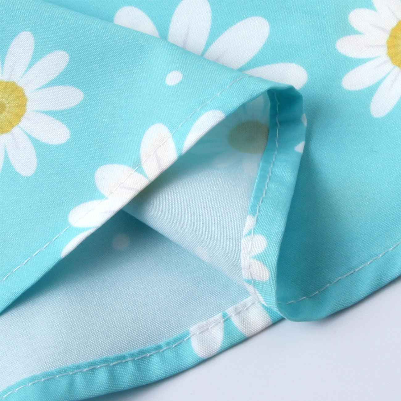 Baby Kleidung Mädchen Kleid - Gänseblümchen Ärmellos Kleider + Hut 2tlg, Blume Kleid Babykleidung Set Bekleidungssets Sommer Frühling Herbst für 0-3 Jahre (Grün/Rosa)