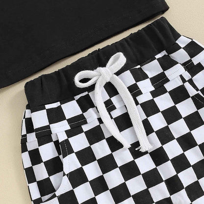Baby Sommerkleidung Jungen Neugeborene Set Kurzarm Streifen T-Shirt und Casual Hose mit Taschen Sommer 2Pcs Outfits Kleinkind Bekleidungsset