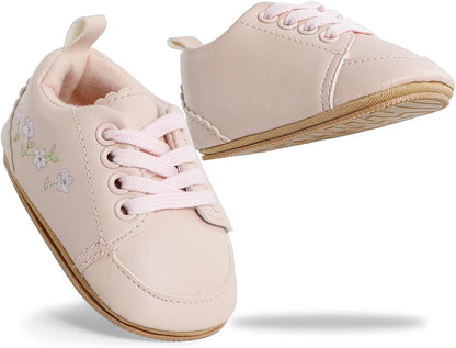 Cheerful Mario Baby Mädchen Schuhe Baby Ballerina Schuhe Lauflernschuhe Taufe Schuhe mit Bowknot PU Leder Babyschuhe