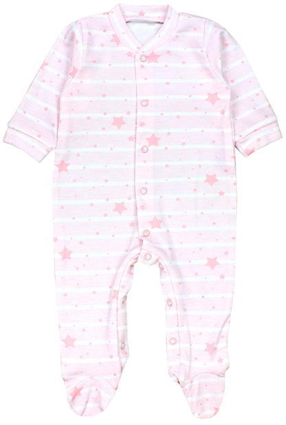 TupTam Baby Mädchen Schlafstrampler mit Fuß 3er Pack