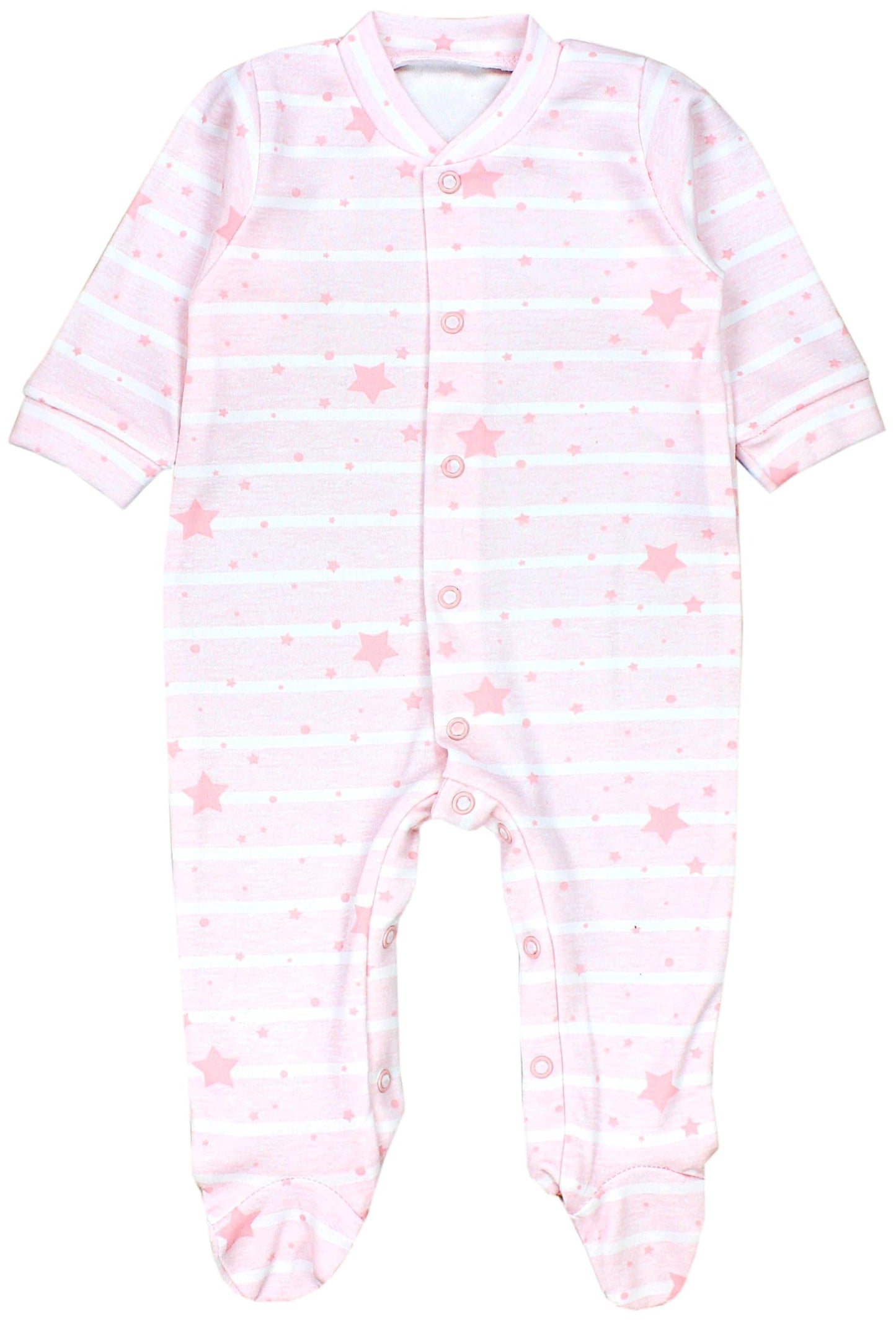 TupTam Baby Mädchen Schlafstrampler mit Fuß 3er Pack