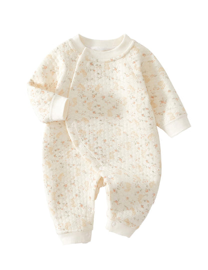 Neugeborener Unisex Strampler, Langarm-Overall, 100 % Baumwolle, weich und bequem, für Babys, Oberbekleidung und Nachtwäsche, geeignet für alle Jahreszeiten
