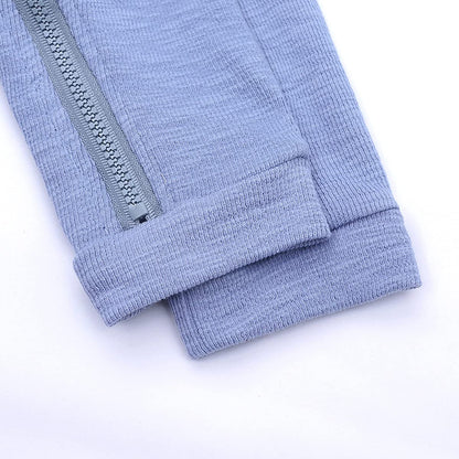 Kleinkind Baby Jungen Mädchen Baumwolle Strampler Langarm Mit Kapuze Reißverschluss Overall Body Baby Herbst Kleidung Pyjamas Outfit