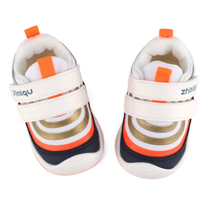 MASOCIO First Walker Shoes Baby Shoes Boy Girl Baby Shoes Soft Flat Rubber Anti-Slip 