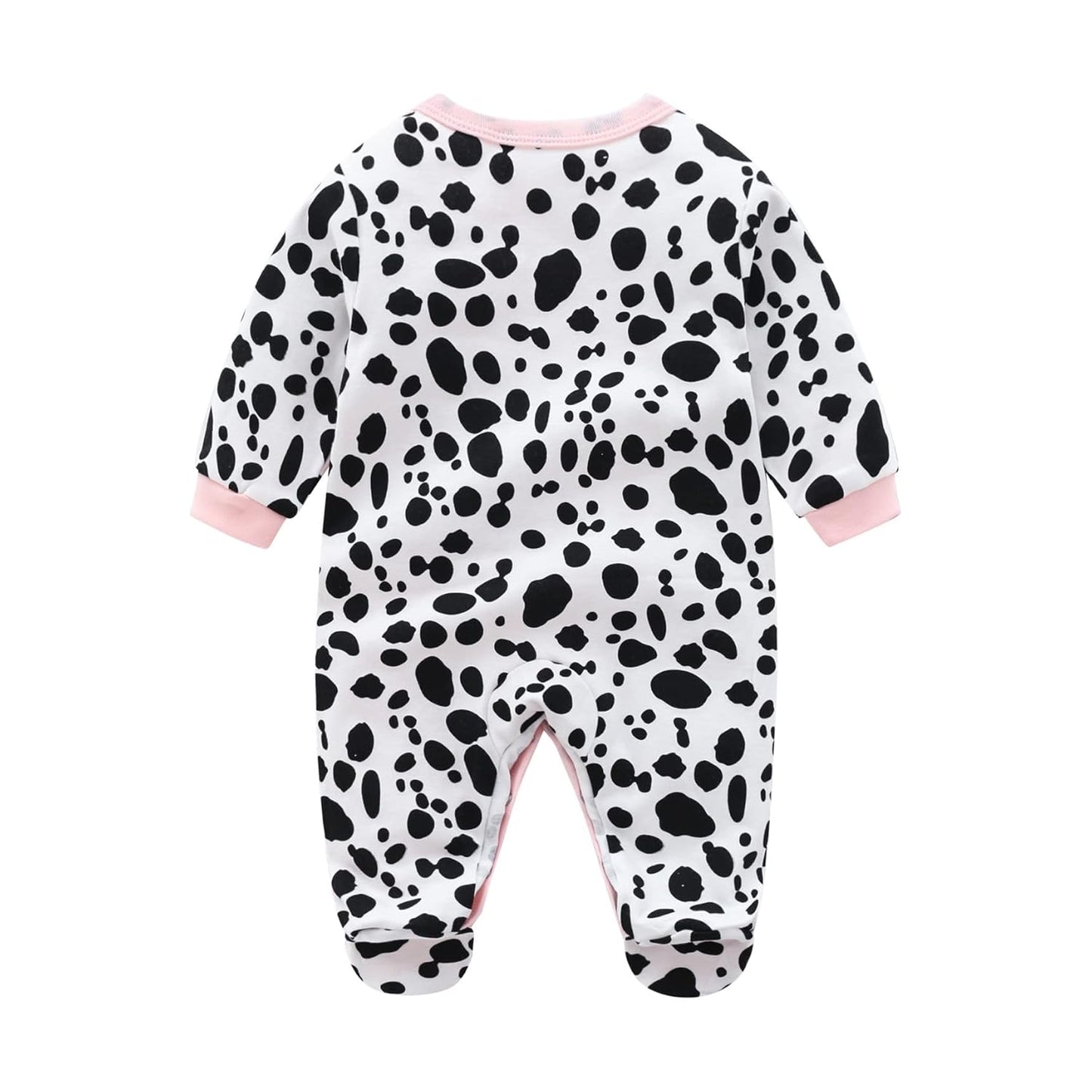 KIDDLETOWN Baby Pyjamas Newborn Baby Girls 0-3 Months Organic Cotton Long Sleeve Popper Frog Cartoon