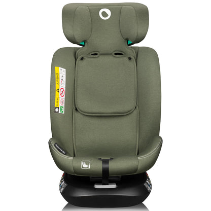 LIONELO Bastiaan i-Size One 360o drehbarer Autositz für Kinder von 40-150 cm, Montage in Fahrtrichtung und entgegen der Fahrtrichtung möglich, ISOFIX Pas TopTether Einstellbare Rückenlehne