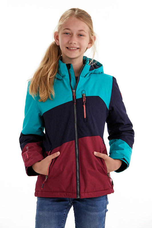 killtec Girls' Lynge Grls Jckt B Functional Jacket with Hood 