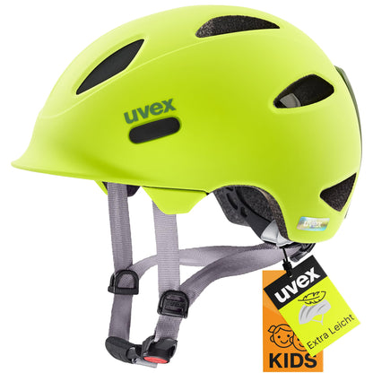 uvex oyo - leichter Fahrradhelm für Kinder - individuelle Größenanpassung - erweiterbar mit LED-Licht