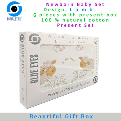 Neugeborenen Baby Geschenk Set 100% natürliche Baumwolle Erstausstattung Erstlingsausstattung Ausstattung Unisex Kleidung Geschenkset Babyausstattung für Babys 0-4 Monate (Koala)
