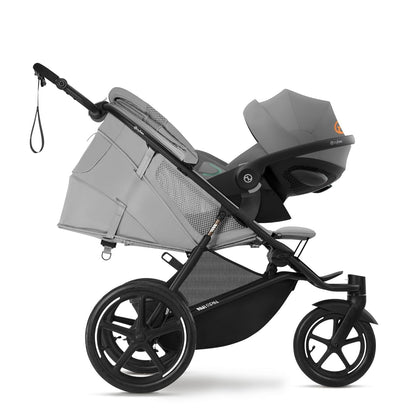 CYBEX Gold AVI SPIN Kinderwagen, Ab Geburt bis ca. 4 Jahre, Max. 111 cm und 22 kg, City-, All-Terrain-Kinderwagen, Moss Green