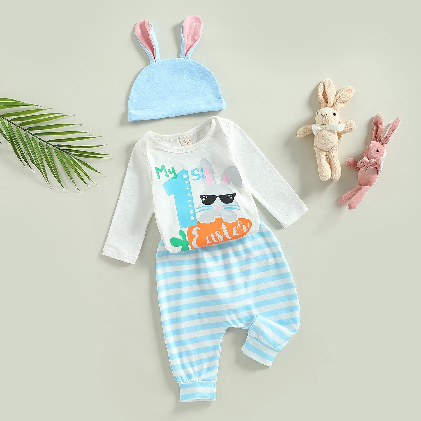 Baby Jungen Mädchen Ostern Kleidung Outfit Osterhase Baby Kleidung Set Körper Top + Hose Neugeborenen Weiche Baby Set Mein Erstes Ostern