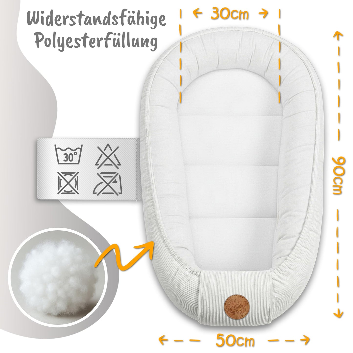 Nestchen Baby - Babynestchen Neugeborene Minky Babynest für Kinderbett Vielseitiges tragbar Nest kuschelnest zubehör für babybett warm Winter coccon Teddybären