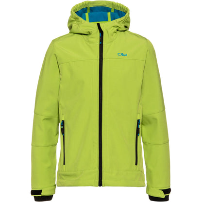 CMP Unisex Children's Giacca in Softshell Da Bambini Con Cappuccio Fisso Softshell Jacket for Children with Fixed Hood