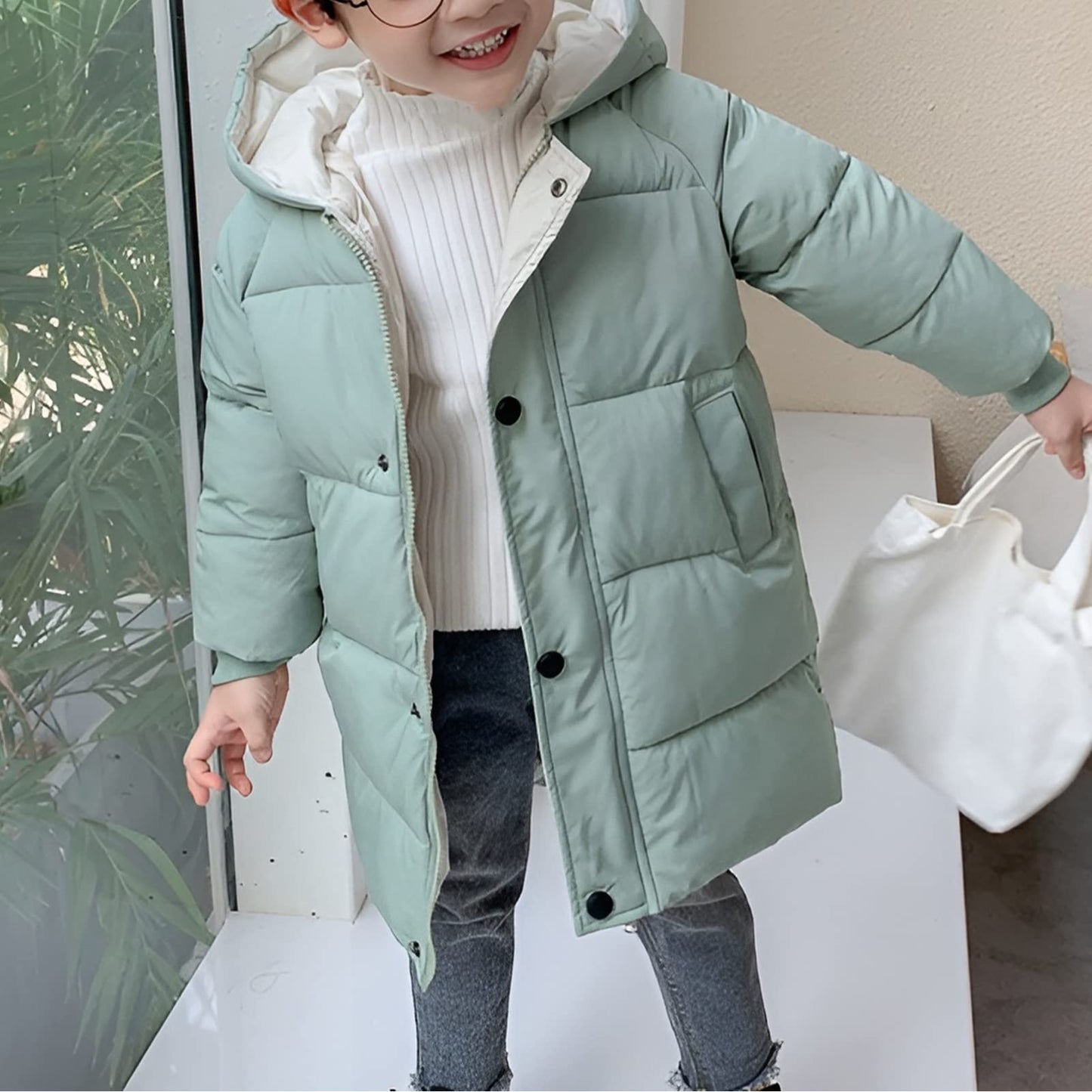 Children's Girls' Jacket with Hood Winter Jacket Winter Coat Children's Jacket for 2-10 Years