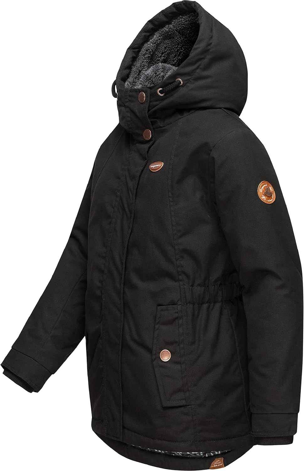 Ragwear Elvina Children's Girls' Winter Jacket Winter Coat Outdoor Jacket with Hood 128-152