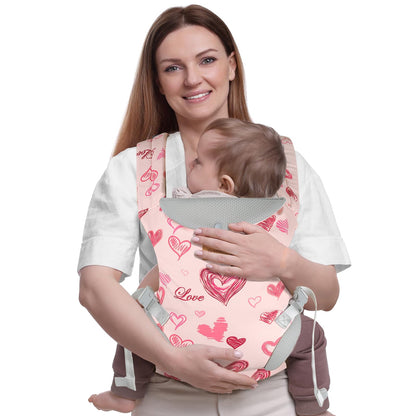 YooxArmor Babytrage für Neugeborene ab Geburt,Ergonomische gemütlich und leichtgewichtig Babybauchtrage mit Nackenstütze,Rückentrage Baby-Tragetasche Geeignet für 3-30 kg