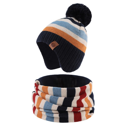 XIAOHAWANG Baby Strickmütze Winter Babymütze Junge Warme Kindermütze Junge Beanie Mütze Dicke Wintermütze für Herbst,Winter