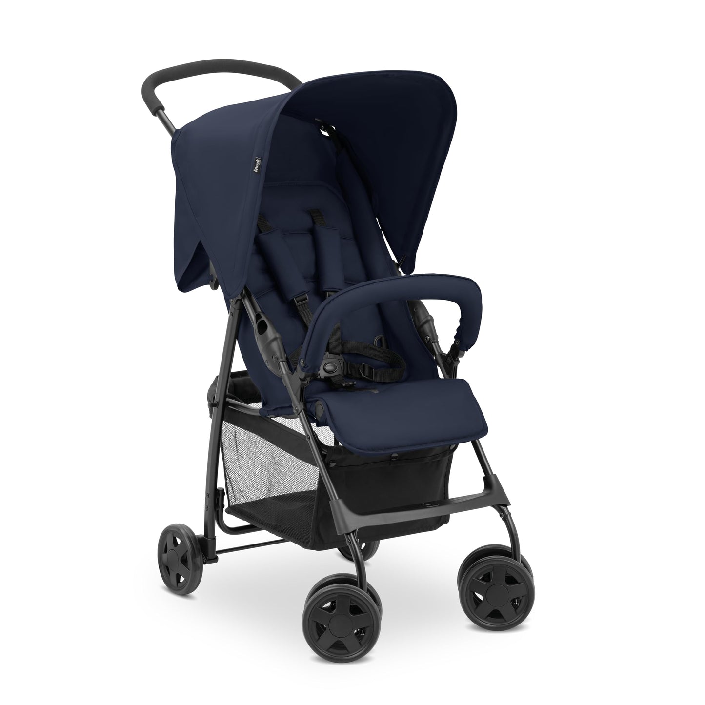 Hauck Lightweight Stroller up to 18 kg with reclining function from birth, small foldaway, sun canopy, large basket - Meloni2