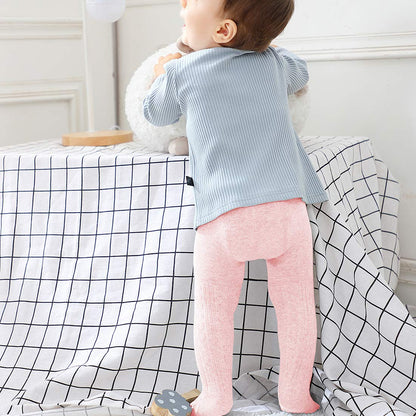 Durio Baby Tights for Girls Boys Cotton Children's Tights Children's Tights Set Warm Stockings Leggings