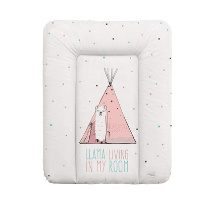 Ceba Baby® weiche Wickelauflage 50x70 cm - Baby Wickelunterlage - Wickeltischauflage für Junge und Mädchen - Wasserdicht, abwaschbar - OEKO-TEX® Standard 100 - Made in EU - Waldfreunde