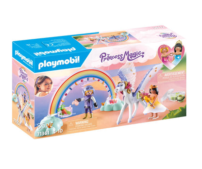 PLAYMOBIL Princess Magic 71360 Heavenly Baby Cloud, Magic Nursery in the Clouds, Includes Baby Cradle, Rocking Horse, Teddy Bear and More, Toy for Children from 4 Years