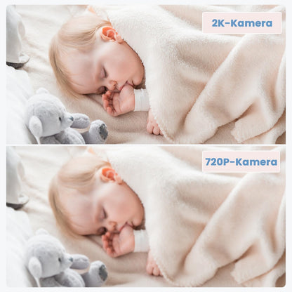 ieGeek Babyphone mit Nachtsicht - 2K 5" WLAN PTZ Kamera für rundum Sicherheit