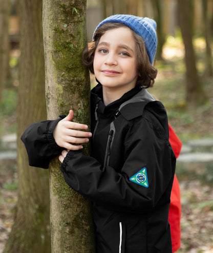 YoungSoul Children's Waterproof Rain Jacket with Removable Hood