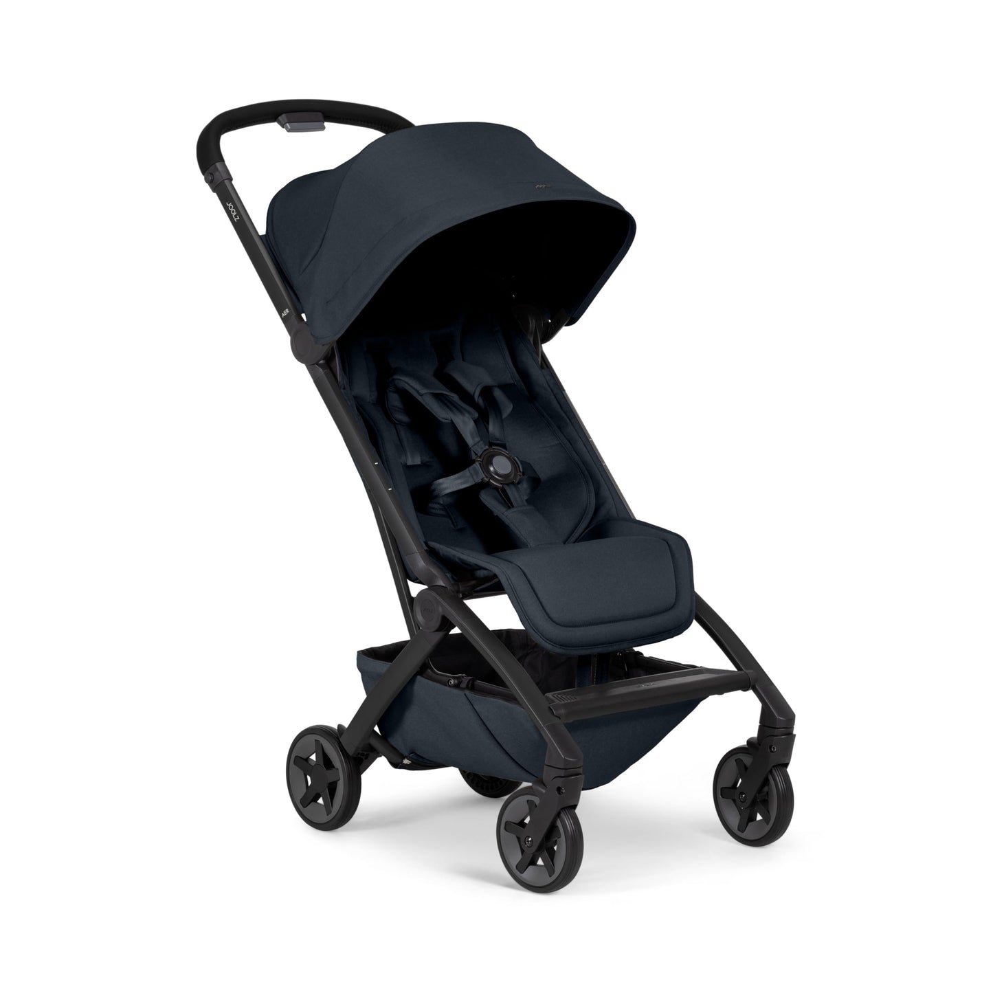 Joolz Aer2 Reise-Kinderwagen – Kompakter Reisebuggy für Babys und Kleinkinder, Einhand-Faltung, Liegefunktion & UPF 50+ Sonnendach, Flugzeug Handgepäck tauglich, ideal für Reisen (Space Black)