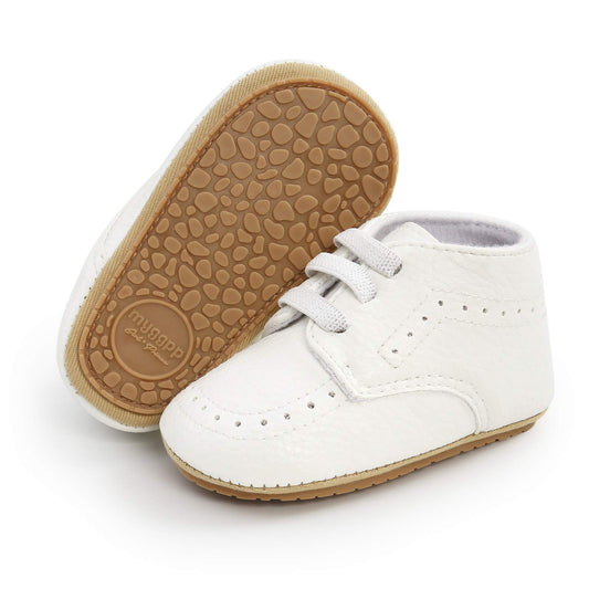 RVROVIC Babyschuhe Anti-Rutsch Oxford Loafer Flats für Jungen und Mädchen aus PU Leder mit weicher Sohle