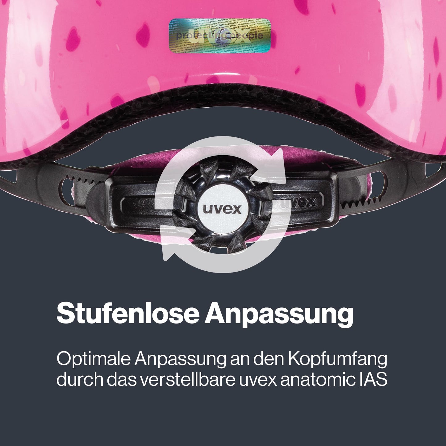 uvex Kid 2 - Lightweight bicycle helmet for children - individual size adjustment - expandable with LED light 