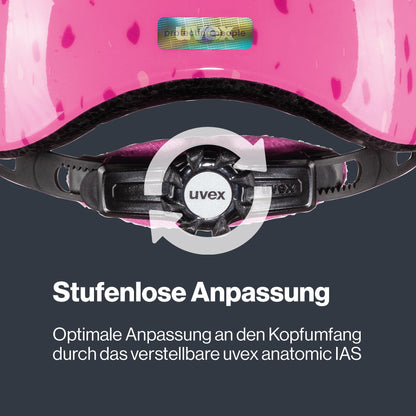 uvex Kid 2 - Lightweight bicycle helmet for children - individual size adjustment - expandable with LED light 