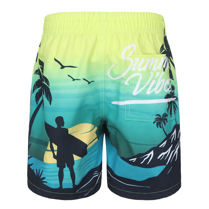 Badehose Jungen Kinder Badeshorts Schnell Trocknende Boardshorts Hawaii Strand Shorts 5-14 Jahre
