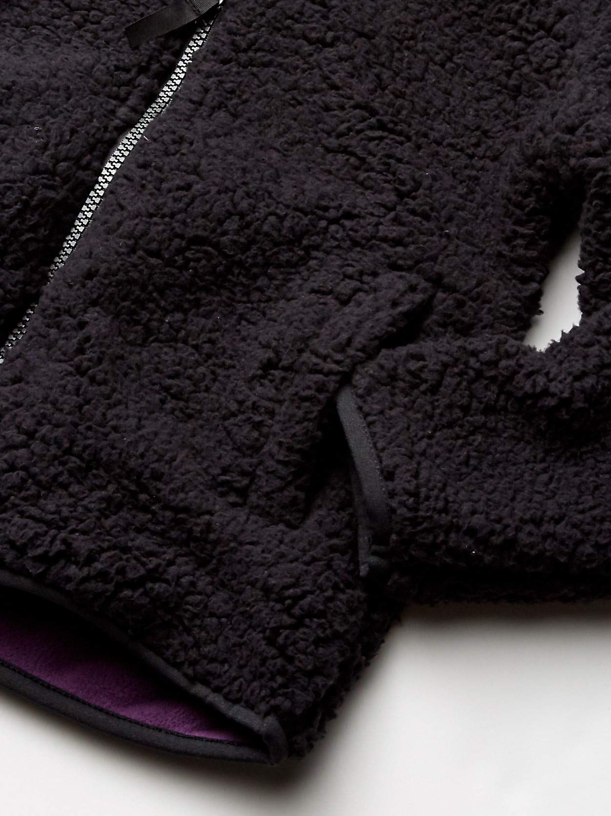 Amazon Essentials Mädchen Sherpa-Fleecejacke mit durchgehendem Reißverschluss