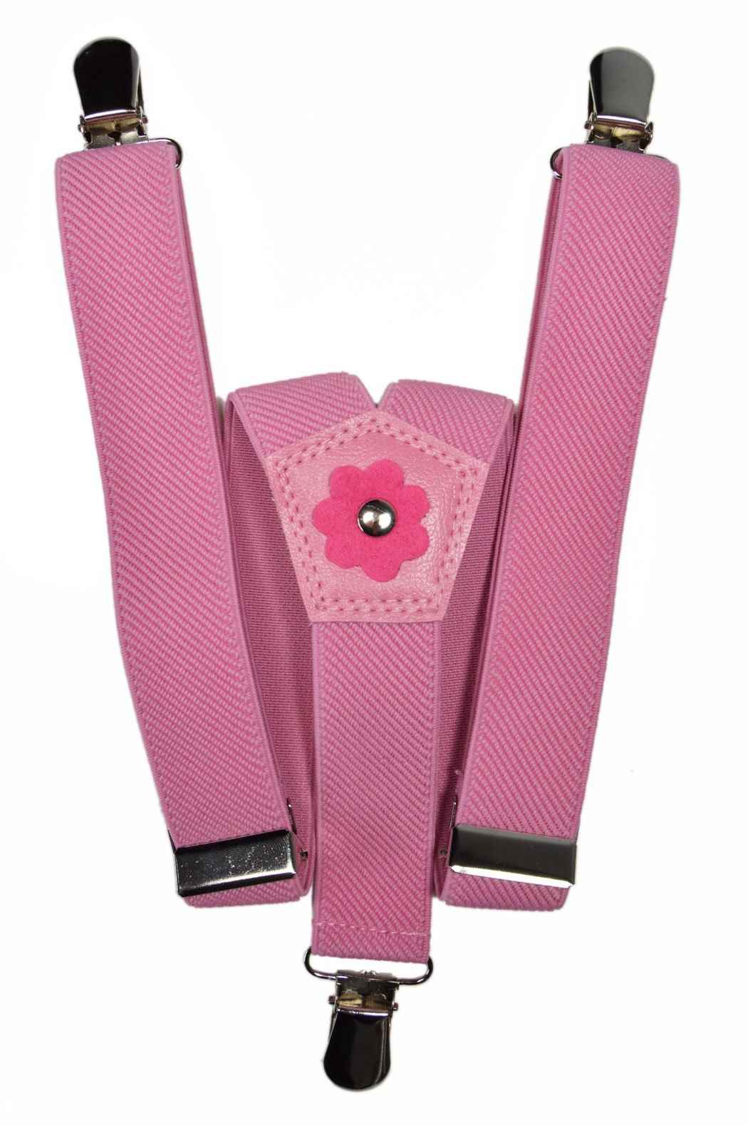 Kids Braces Y Shape/Elastic Clip On Braces with Floral Design (1-5 Years) - 2.5cm