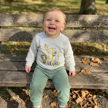 1. Jahr Geburtstag Outfit Baby Junge Kleidung Set Langarm Sweatshirt und Hose Kleidung Sets für Jungen